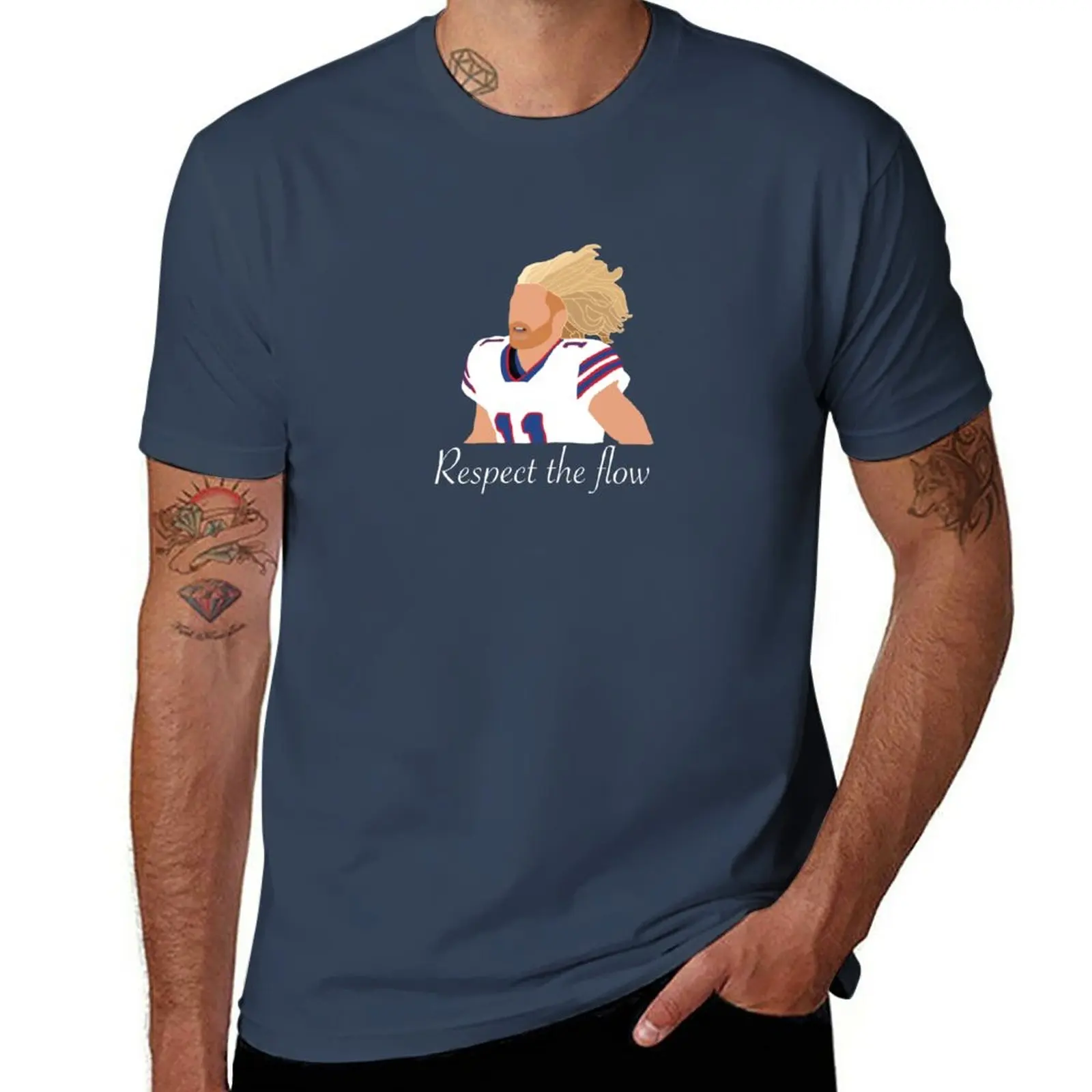 Cole Beasley respektieren den Flow T-Shirt Vintage Kleidung Anime Schwergewichte Vintage Männer Kleidung