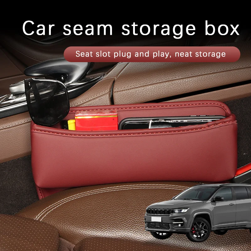 Car Seat Gap Organizer Multifunctional Console Filler Storage Car Interior Storage Bag For jeep Commander Car Accessories