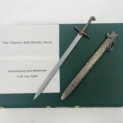 Game of Oathkeeper Sword Thrones Replica - 22cm (8.66in) Zinc Alloy - Unsharpened Blade with Scabbard - Ideal for GOT Fans