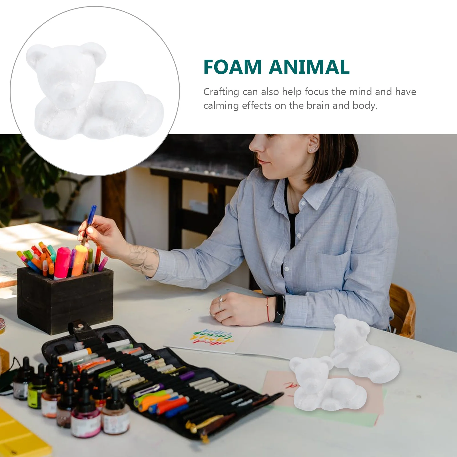 

40 Pcs Accessories Sensory Infant Animal Child Kids Mold Craft Suite