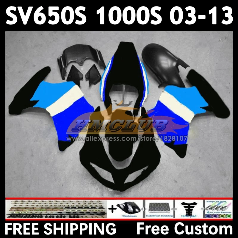 SV650S Kit For SUZUKI SV650 Blue Repsol 1000 2003 2004 2005 2006 2007 2008 21No.151 SV1000S SV 650S 1000S 09 10 11 12 13 Fairing