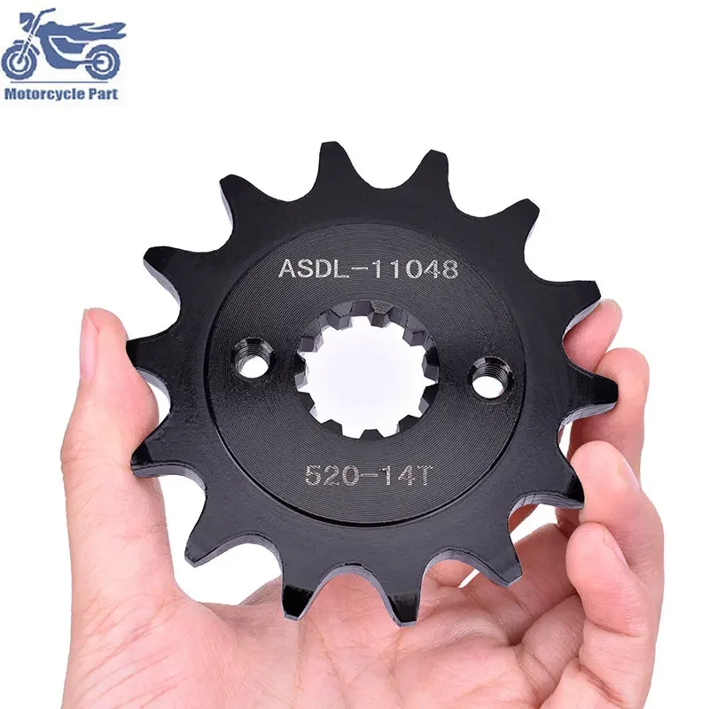 520-14T 520 14 Tooth 14T Drive Front Sprocket Gear For Honda CRF250 CBF250 R CBR250 R CB300 CBF300 CBR300 CMX300 17-18 CBF 250