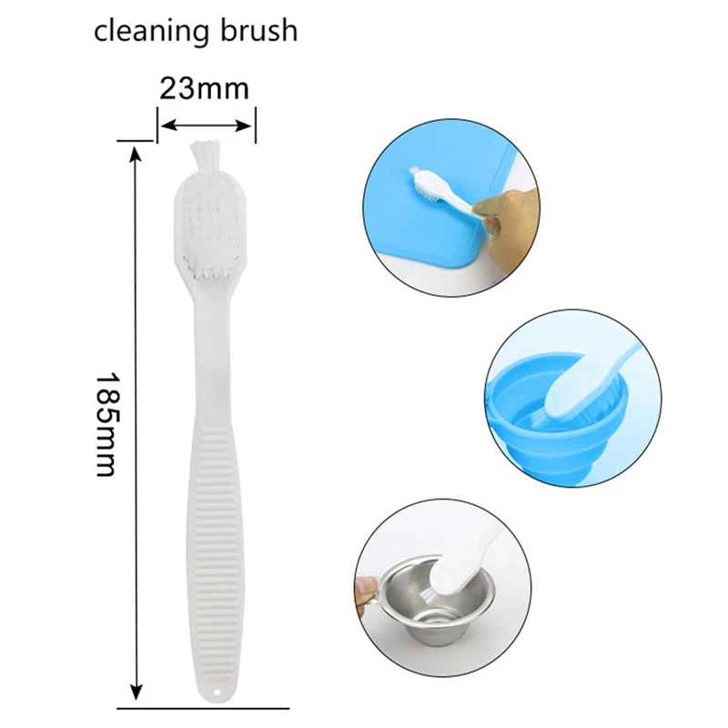 3D Printer Accessories, Silicone Pad Funnel Stainless Steel Resin Filter Cup Silicone Gloves Cleaning Brush Set, 5Pcs