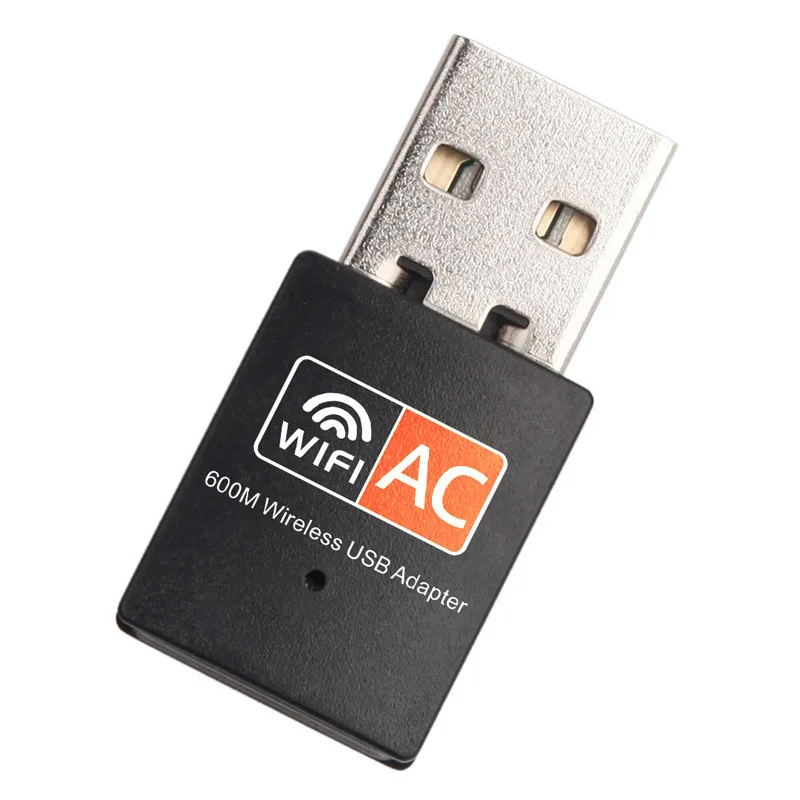 Dual Band USB wifi 600Mbps Adapter AC600 2.4GHz 5GHz WiFi  Mini Computer Network Card Receiver 802.11b/n/g/ac