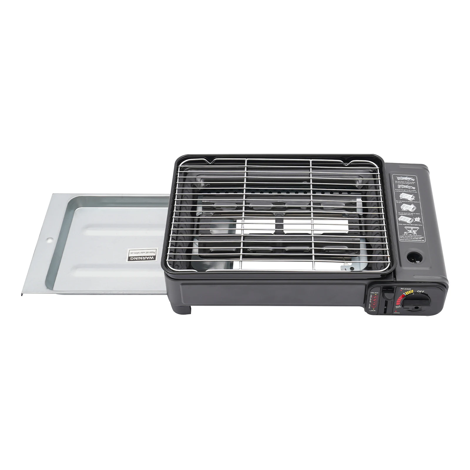 Tragbarer Butangas-Campingkocher mit Aufbewahrungstasche, Mini-Outdoor-Grillbrenner für Reisen, Wandern und Backcountry-Kochen – Detail 18