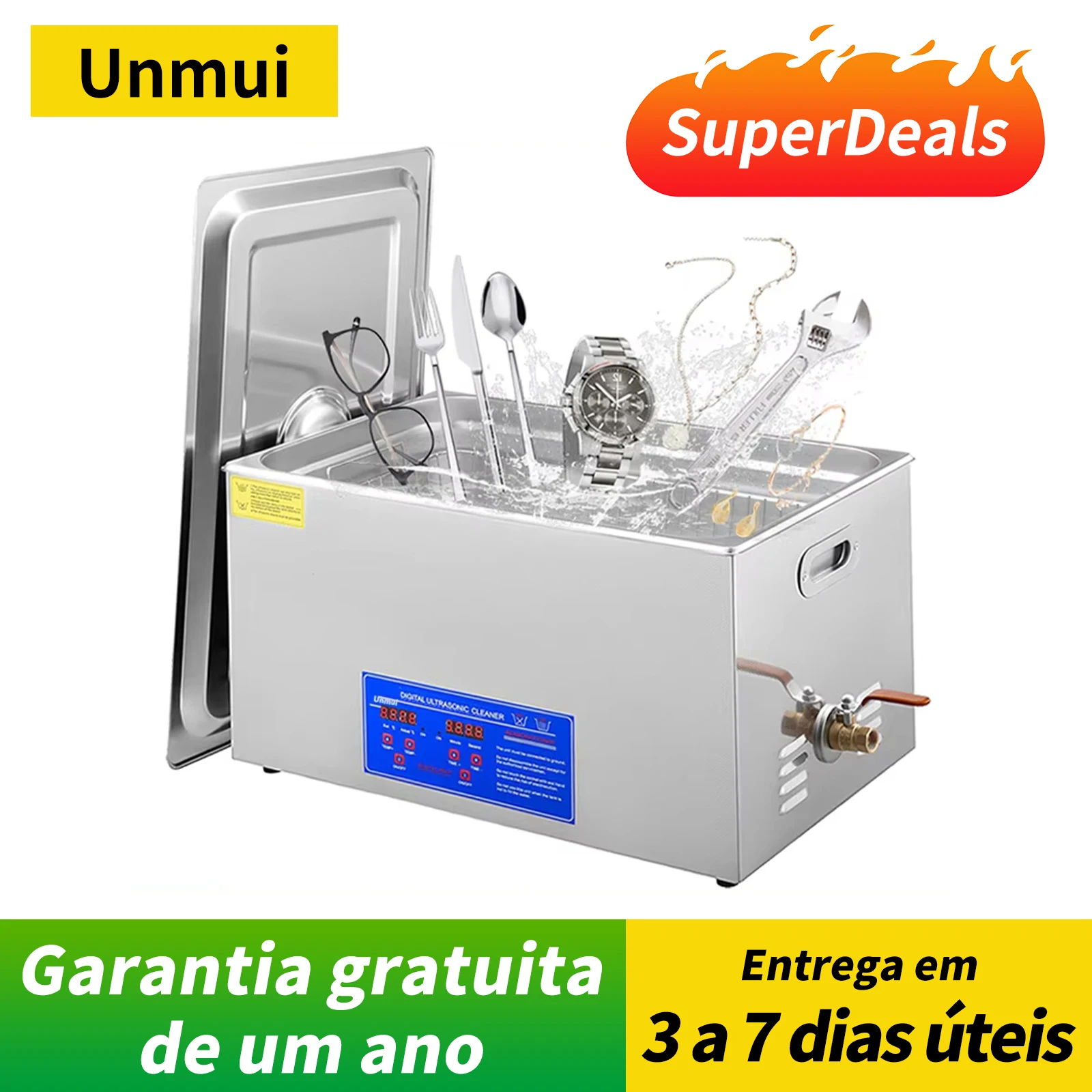 2–30 l 220 V Ultraschallreiniger, mit digitalem Timer und Heizung, 40 kHz Hochfrequenz, Ultraschall-Reinigungsmaschine aus Edelstahl