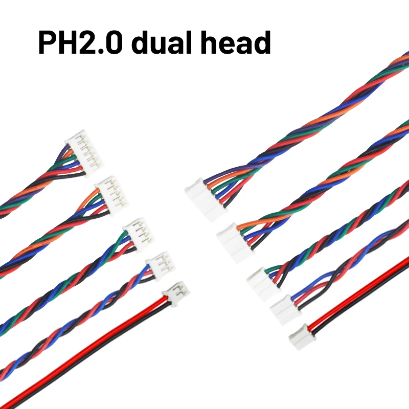 PH2.0mm terminal wire to DuPont wire sensor connection wire 2/3/4/5/6P anti reverse connection 15/20/25cm