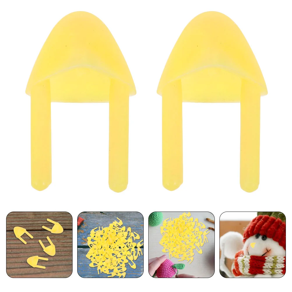 150 Pcs Mouth Accessories Plastic Bird Fake Chicken Beaks Decor for DIY Toy