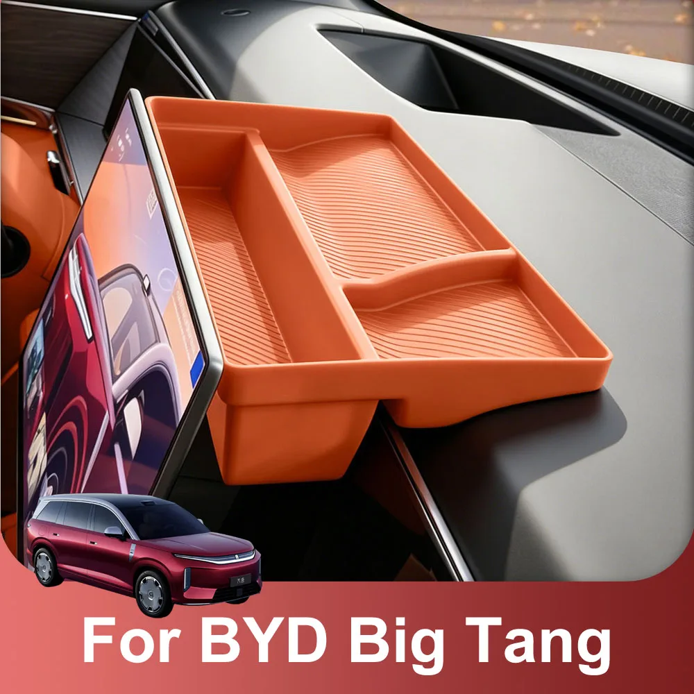 

Fit For BYD Big Tang 2026 Storage Box Behind The Central Control Screen Interior Modification Supplies Compartment Storage Box