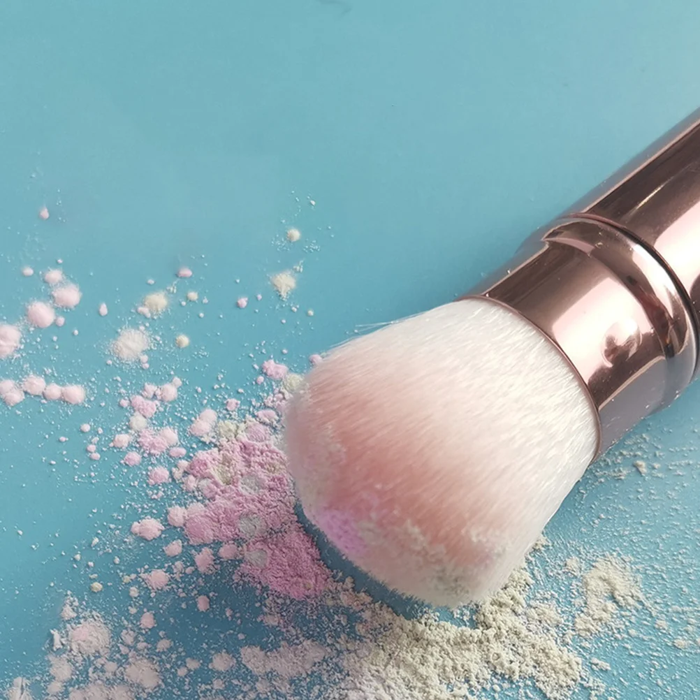1 st Blush Brush Make-up Tool Voor Contouren Markering Instelling Losse Poeder Foundation Vrouwen Borstel Zacht Synthetisch