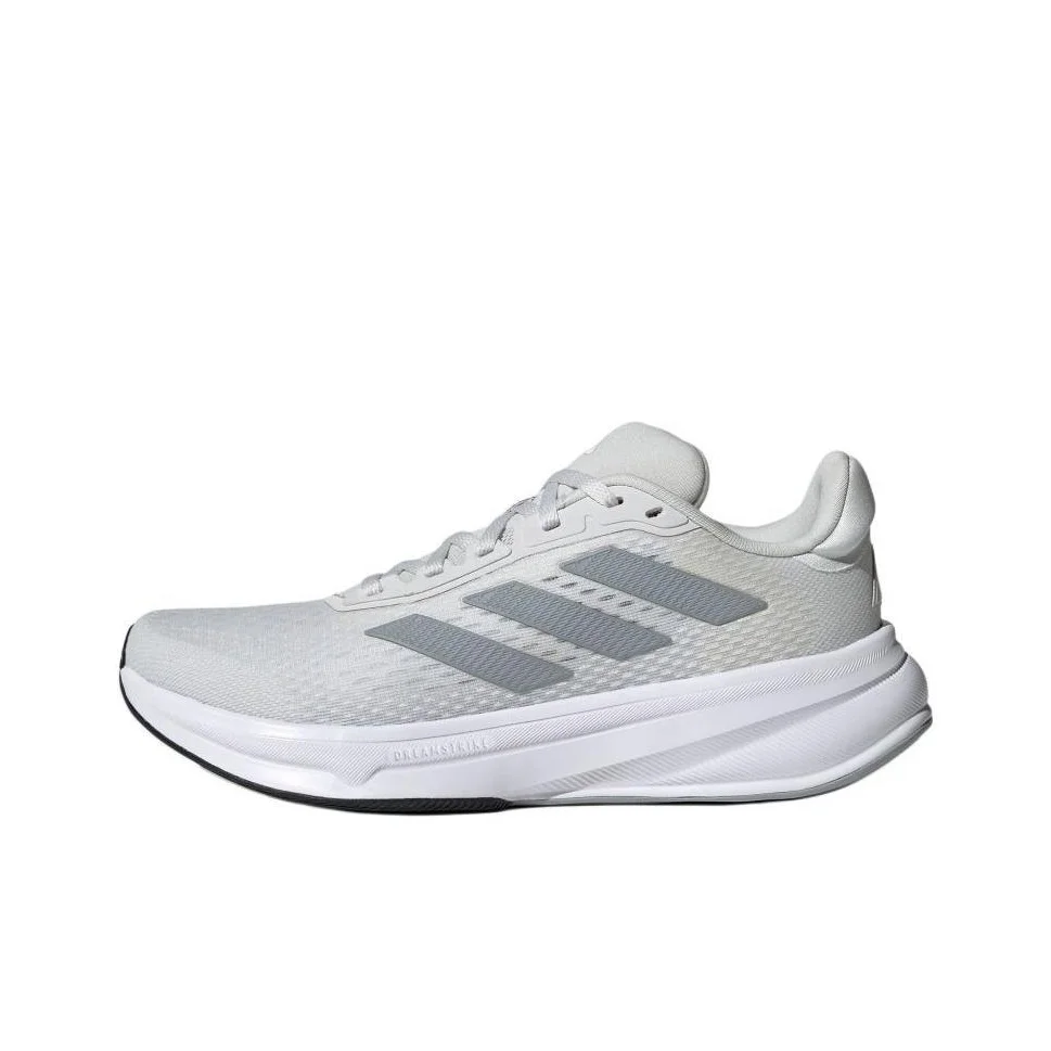 Adidas Response Runner Slip Resistant Abrasion Resistant Low top Running Shoes Women's Light Silver JI4641