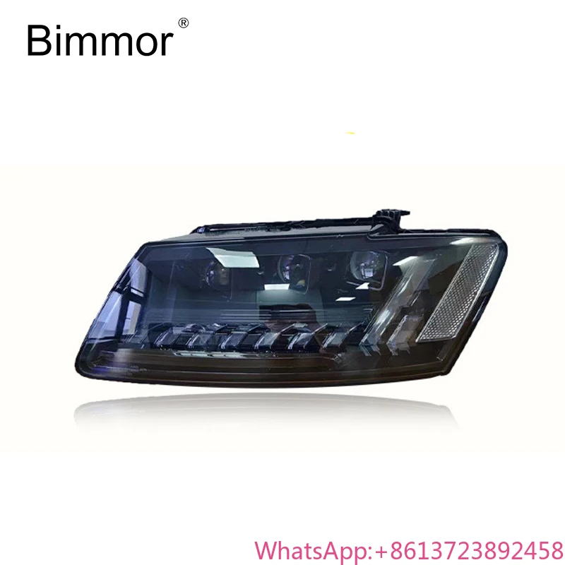 

Модифицированная фара BIMMOR для Audi Q5: ксеноновые фары, обновленные до RS Full LED, 2008-2016, Plug and Play