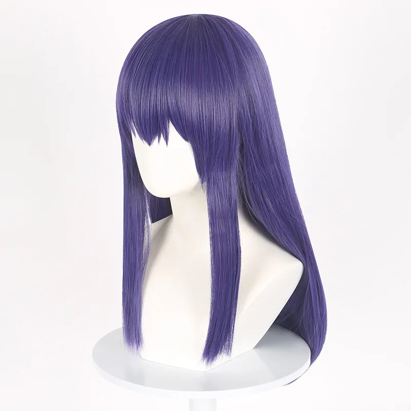 

Mi-ku Inspired Synthetic Wig Long Straight Blue Lolita Anime Costume Hairpiece with Natural Scalp for Girls Party Cosplay