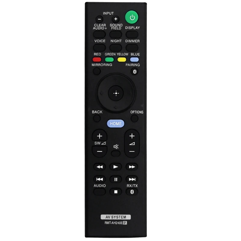 RMT-AH240E Remote Control Replace For Sony Soundbar SA-NT5 SA-WCT790 SA-CT790 HT-XT2 HT-CT790 HT-NT5 RMTAH240E Durable