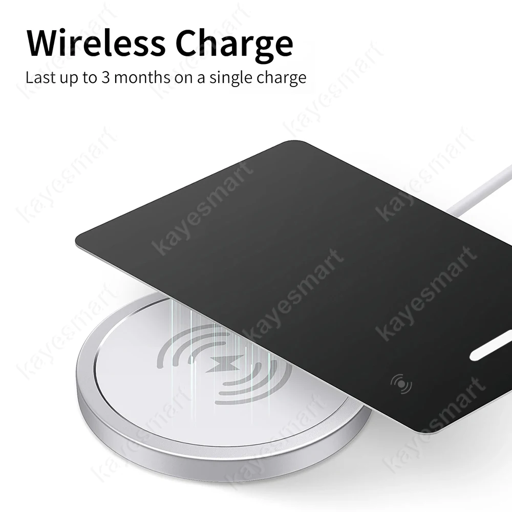 Wireless Charging Tracking Location Wallet Tracker Card GPS Locator Smart Tag iphone Apple Device Find My APP itag Replacement