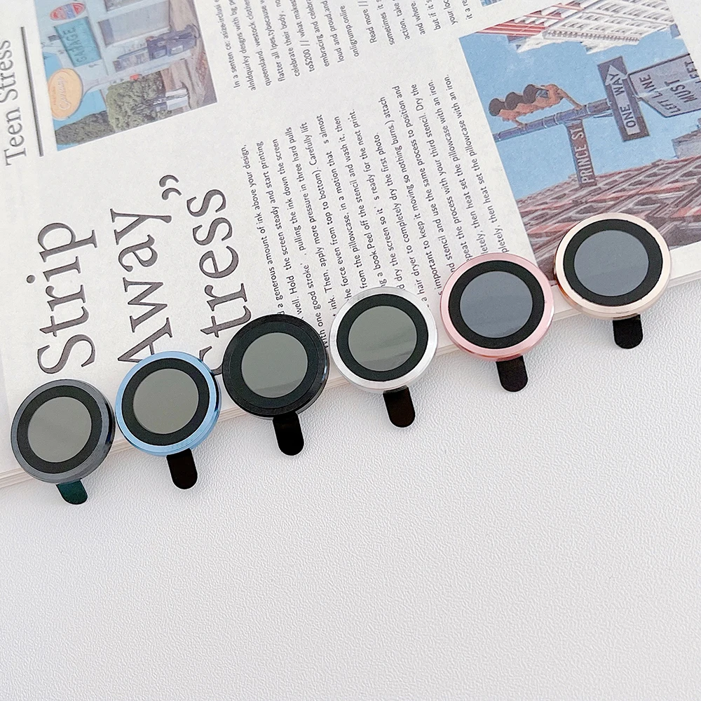 Metal Ring Camera Lens Protector For Apple iPhone 17 Air 16 15 14 13 Pro Max Plus Mini Anti Scratch Anti Drop Single Lens Cover