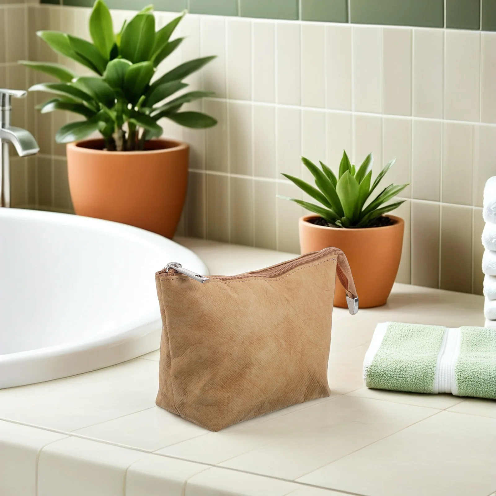 

Waterproof Makeup Bag Portable Organizer Travel Toiletry Pouch For Women Teens Lightweight Storage Pouch