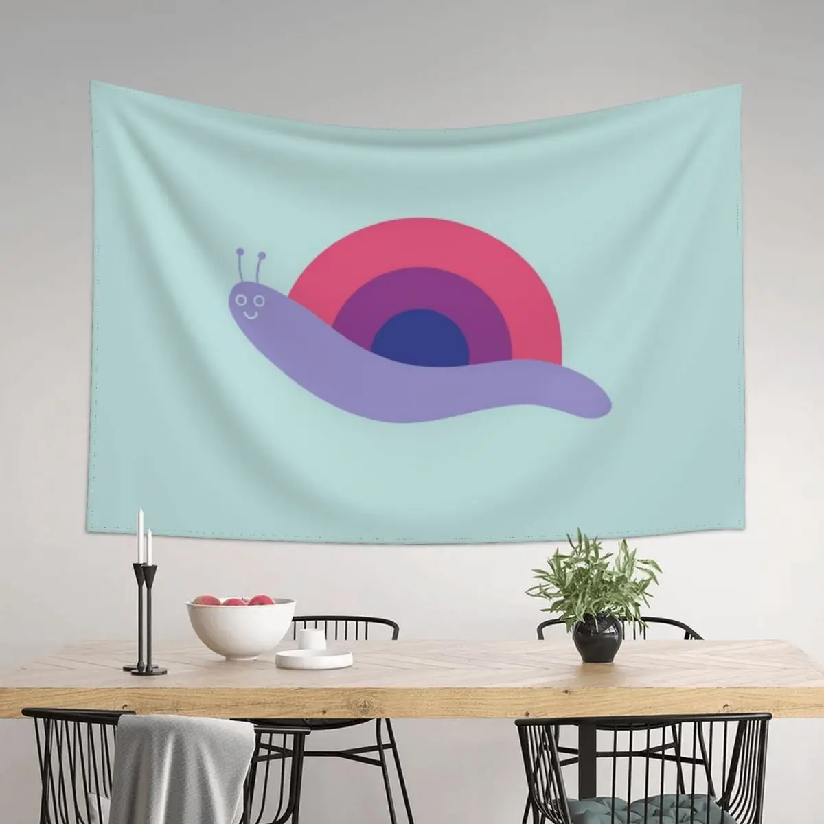 

Bi Flag Snail Tapestry On The Wall Wall Tapestries Hanging Wall Decoration Tapestry