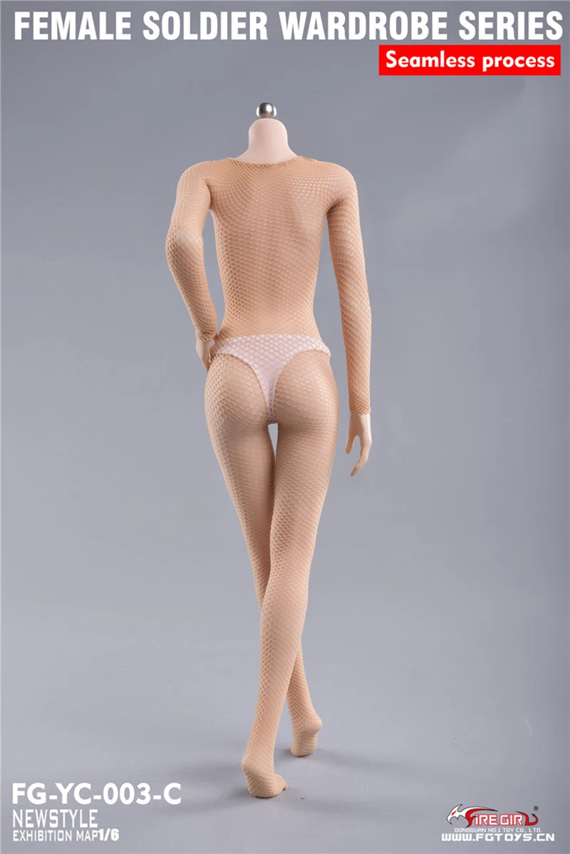 1/6 FG-YC-003 Female Seamless Mesh Pantyhose Sock Fire Girl Toys Clothes Accessories for 12