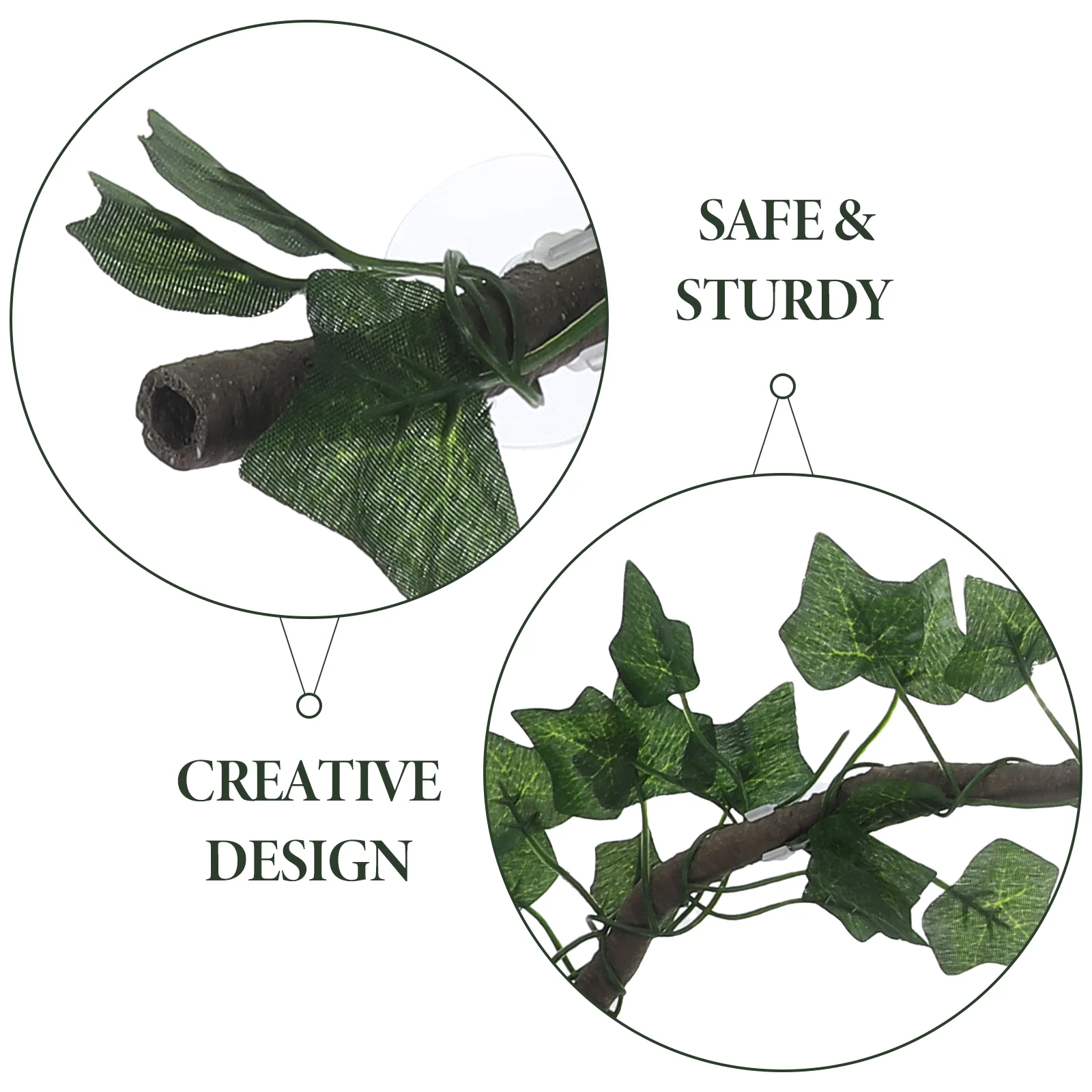 Jungle Vines Reptile Rattan Strip for Faux Plant Accessories Artificial Plants Outdoor