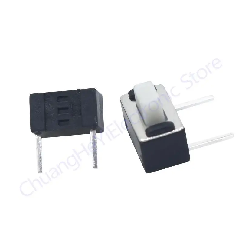 100PCS 3x6x5mm Micro Switch DIP-2 2 Pin Tactile Switch Side of Pins Push button button 3*6*5mm Height 5mm