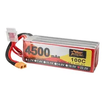 ZOP Power 22.2V 4500mAh 100C 6S LiPo Battery XT60 Plug for RC Drone