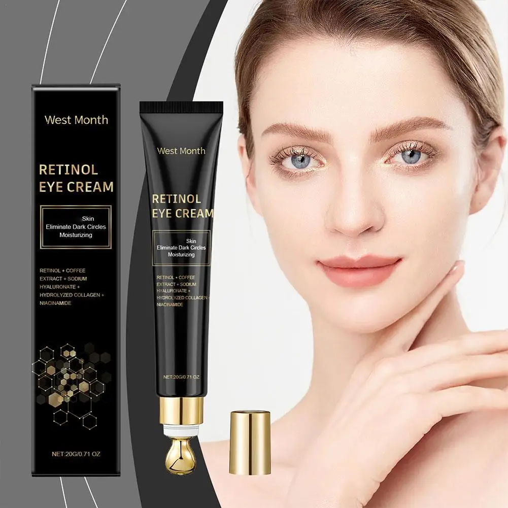 

20g Anti Wrinkle Eye Contour Anti Dark Circle Moisturizing Skin Care Cosmetics Eye Bags Massager Eye Cream Firming Facial Care