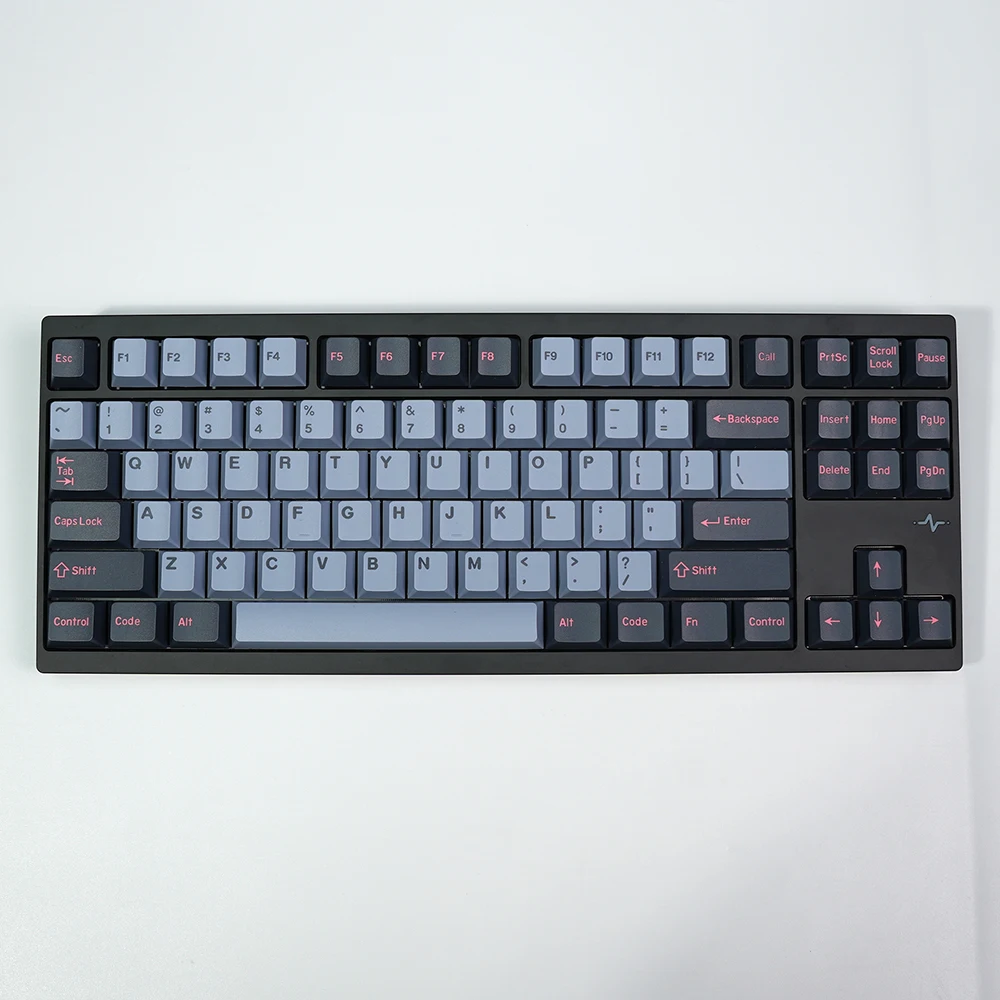 GMK 8008 Keycap PBT two-color process Original height Full set of mechanical keyboard adaptation 68 87 980