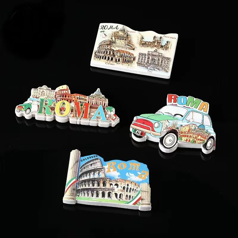 Italy Refrigerator Sticker Rome Florence Venice Vatican Tourist Souvenir Fridge Magnet Refrigerator Magnetic Stickers Home Decor