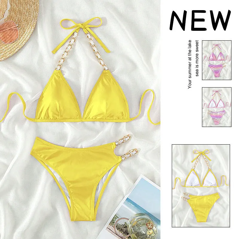 

Beach chain bikini two-piece swimsuit sexybikiniNew women's swimwear for the beach