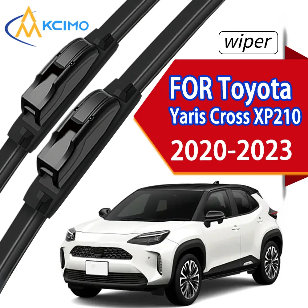 

2pcs For Toyota Yaris Cross XP210 2020 2021 2022 2023 Front Windshield Wiper Blades Windscreen Window Accessories
