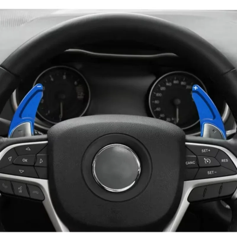 

For Jeep Grand Cherokee 2014-20 Dodge Charger Durango Car Accessories Steering Wheel Direct Shift Paddle Gear Shifter Extension