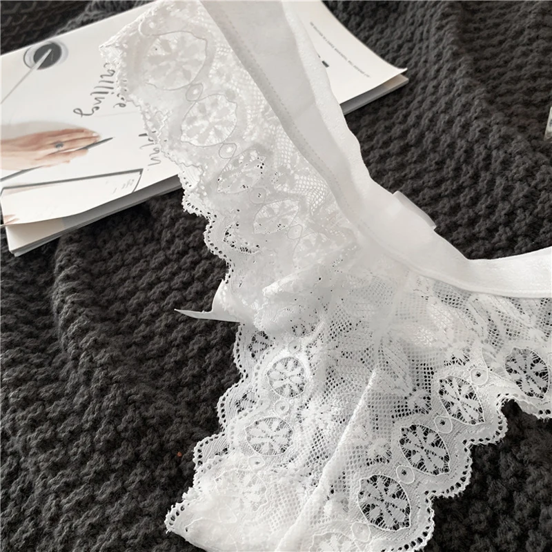 CINOON Femal Sexy T-Back Thong Ladies G String Lace Lingerie Women Low-Waist Panties Temptation Bow Intimates Underwear