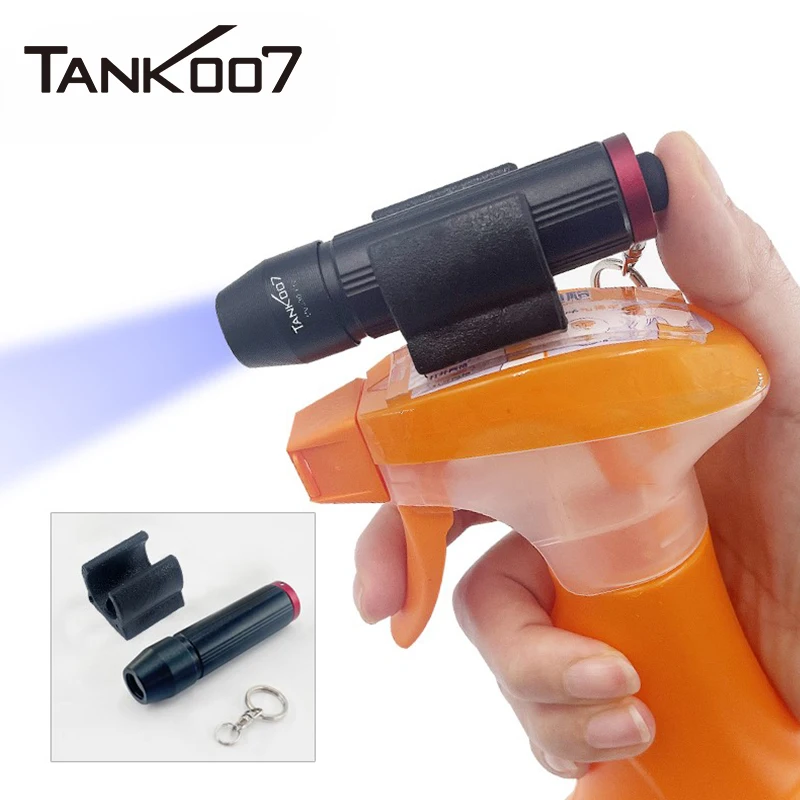 

TANK007 УФ 365 нм Ультрафиолетовый фонарик Мини Портативный Карманный фонарик Blacklight для обнаружения флуоресцентных агентов/Пят домашних животных