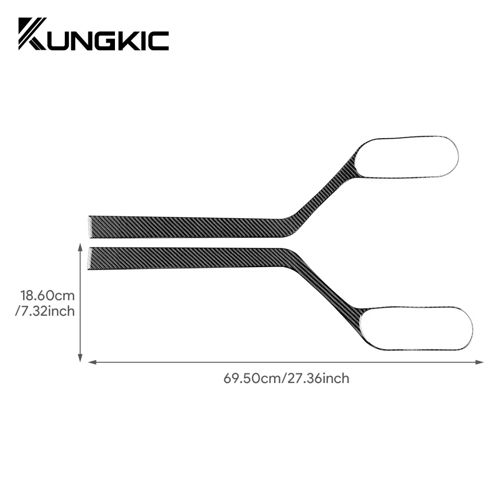 ألياف الكربون الناعمة الحقيقية لشركة فيات باندا 169 2003 2004 2005 2006 2007 2008 2009 2010 2011 مقبض الباب لوحة ملصق LHD RHD #5
