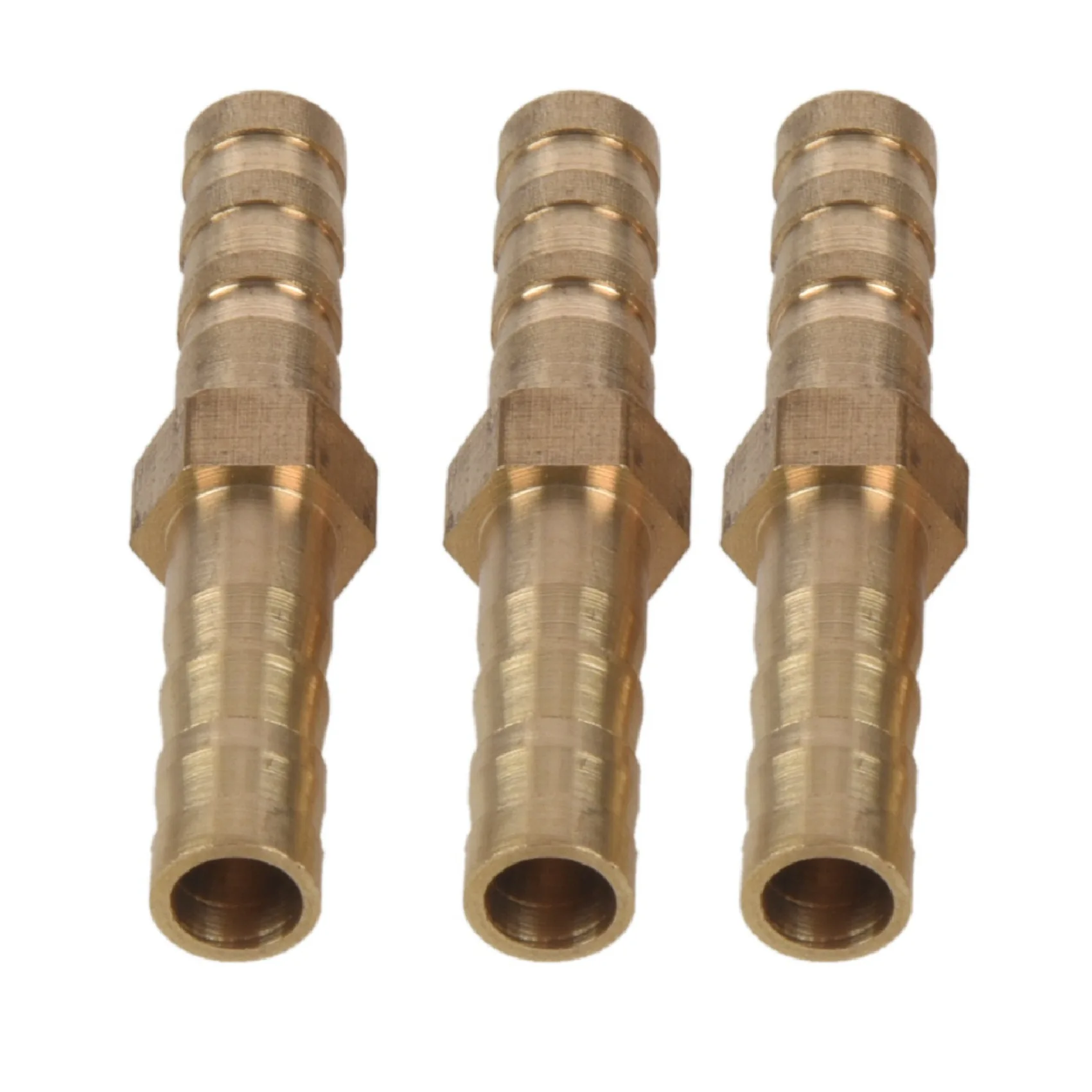 

AB34-10Pcs 6Mm Inner Dia Air Gas Straight Hose Pipe Barb Coupler Connector