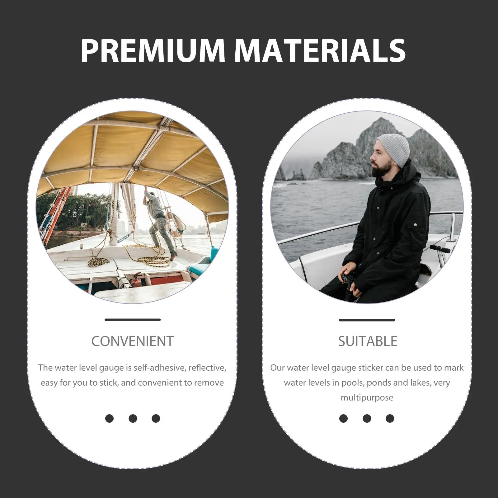 1M Water Level Scale Depth Gauge 10x100cm Blue Reflective Sticker for Boat Pool Pond Tools Measuring Instrument Self Adhesive