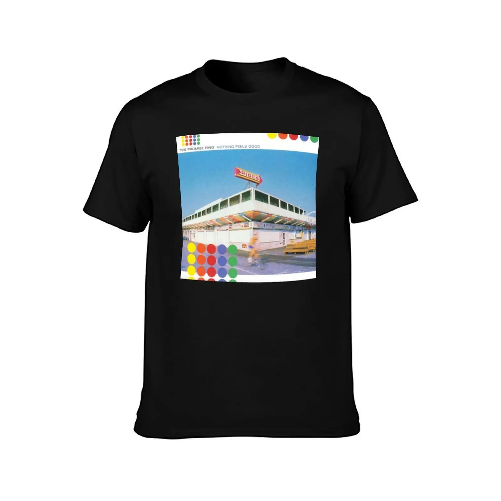 Nothing Feels Good - The Promise Ring T-Shirt, Summer Casual Cotton Tee, Oversized Streetwear Tops, Vintage Graphic Print