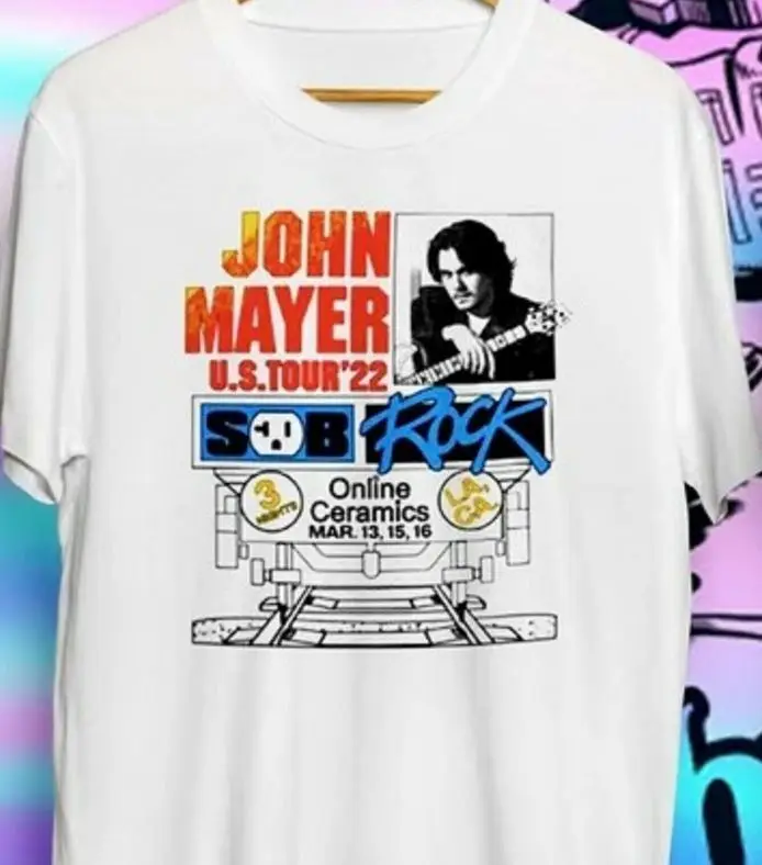 John Mayer Rock Tour 2022 T Shirt Vintage