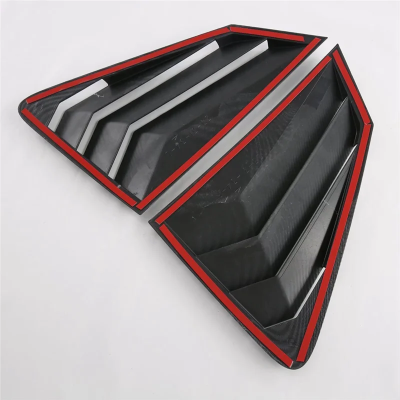 

Reliable-Rear Side Window Louvers Air Vent Scoop Shades Cover Blinds Trim For Toyota Yaris Cross 2023 2024 Southeast Asia Versio
