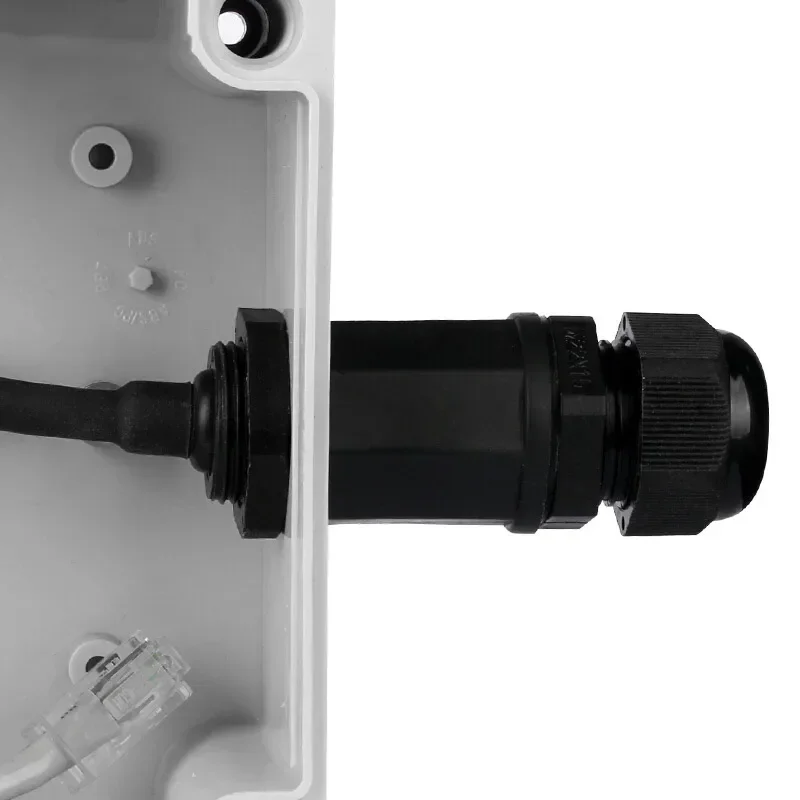 Conector RJ45 IP68 com fio LAN RJ 45 M20 Conector terminal retardador Ethernet à prova d'água Conector de cabo conectado rapidamente