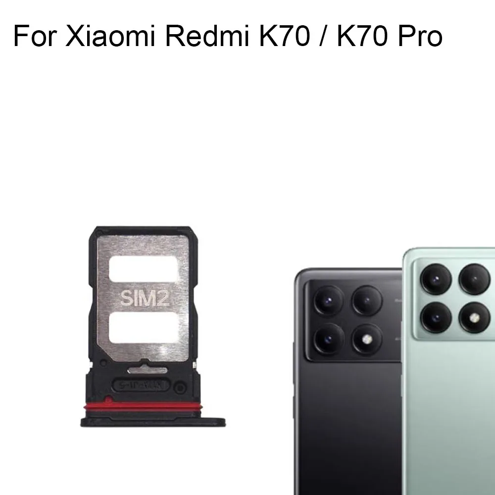 

Держатель для Sim-карты Xiaomi Redmi K70, лоток для Sim-карты, слот для Xiaomi Redmi K70 Pro, запасные части