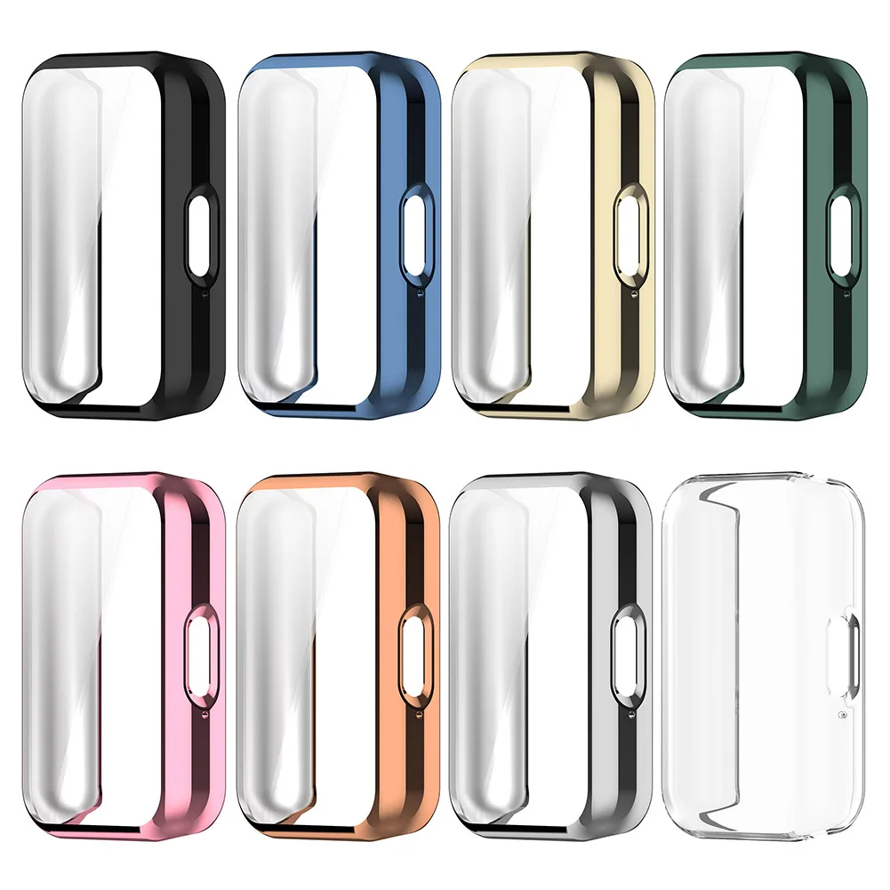 

Screen Protector Case Soft TPU Full Coverage Bumper Anti-Scratch Screen Protector Full Cover Case Fit for Samsung Galaxy Fit 3