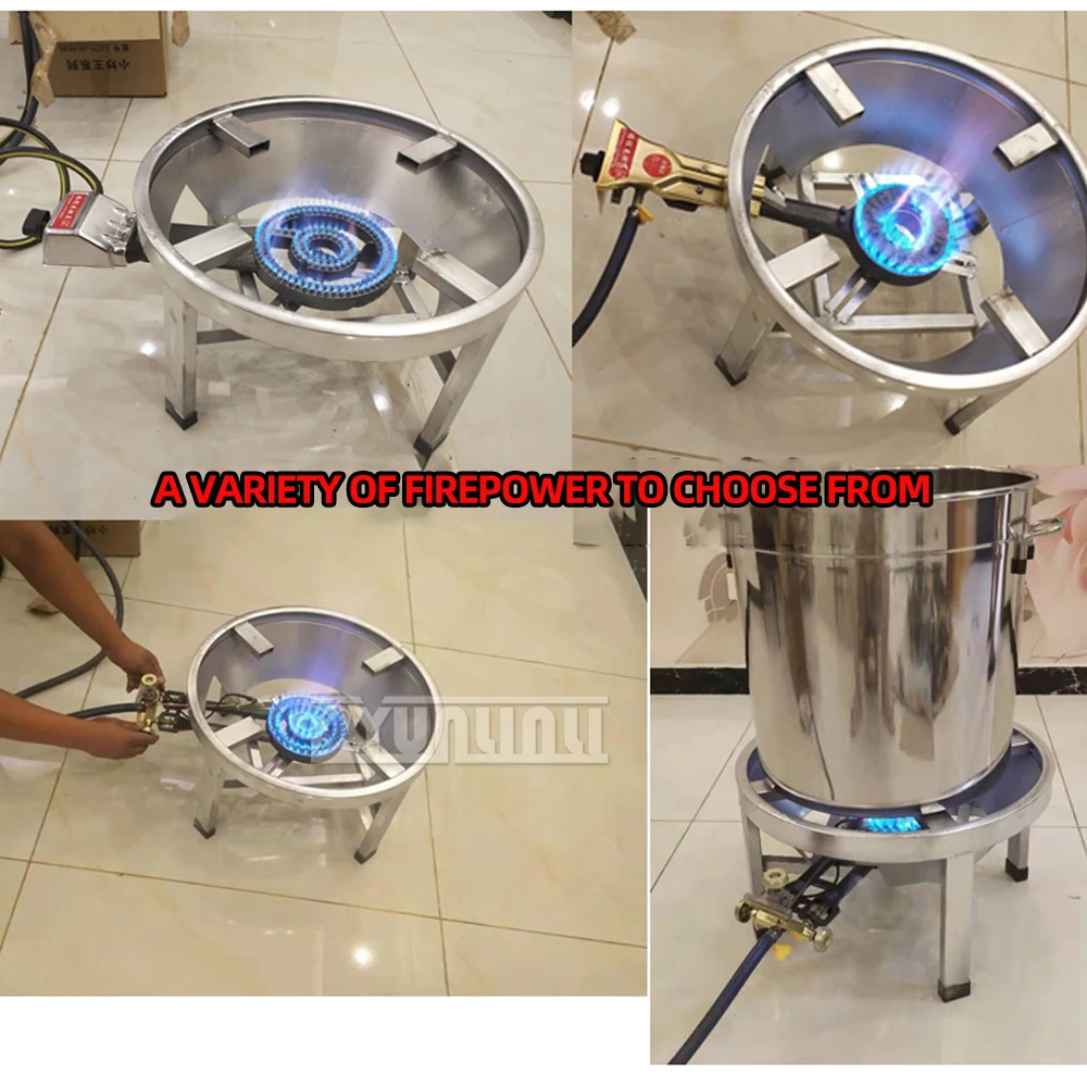 Commercial High Pressure Liquefied Gas Fire Stove Kitchen Gas Stove Energy Saving Gas Stove