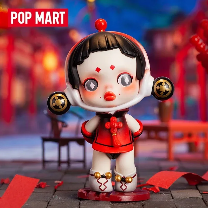 Popmart The Year of Tiger Series Series Kawaii  Action Mystery Figures Model Girls Christmas Gifts Toys and Hobbies Surprise Box