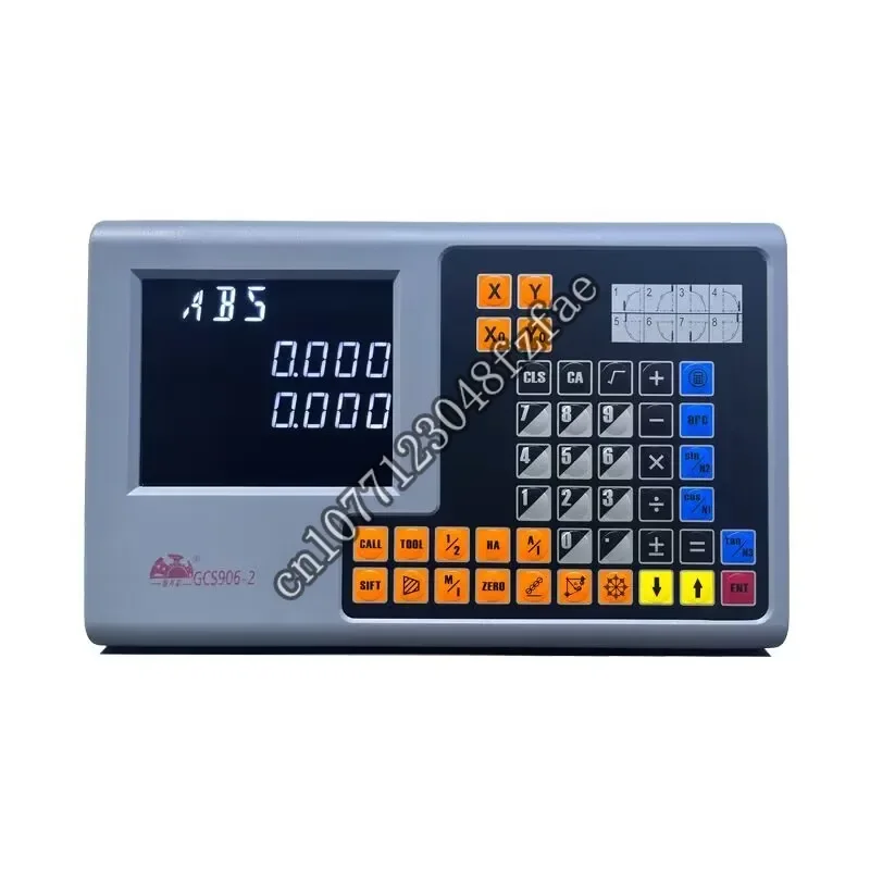 

Factory direct selling dro system digital readout machine sets GCS906-2D with 2pcs 5micron linear scale for milling lathe