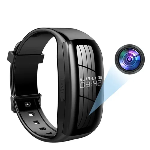 Imagen 1 del producto Mini cámara reloj 1080P HD DV profesional grabadora de vídeo de voz Digital pulsera dictáfono sonido pequeño Micro hogar secreto