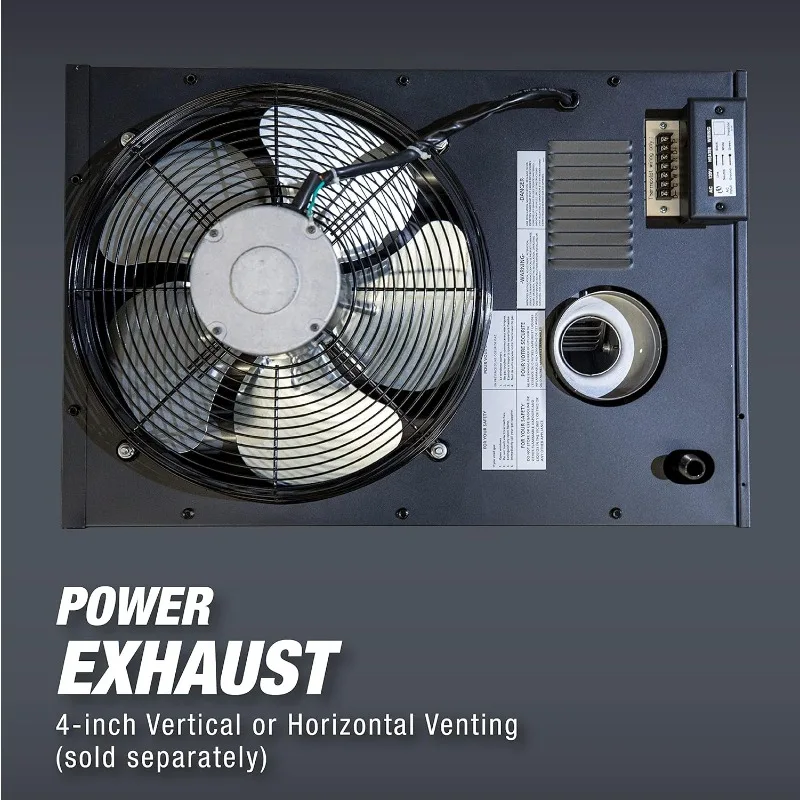 Sig. Riscaldatore F 260560   Riscaldatore per unità a gas naturale Big Maxx MHU80NG, 80.000 BTU, nero