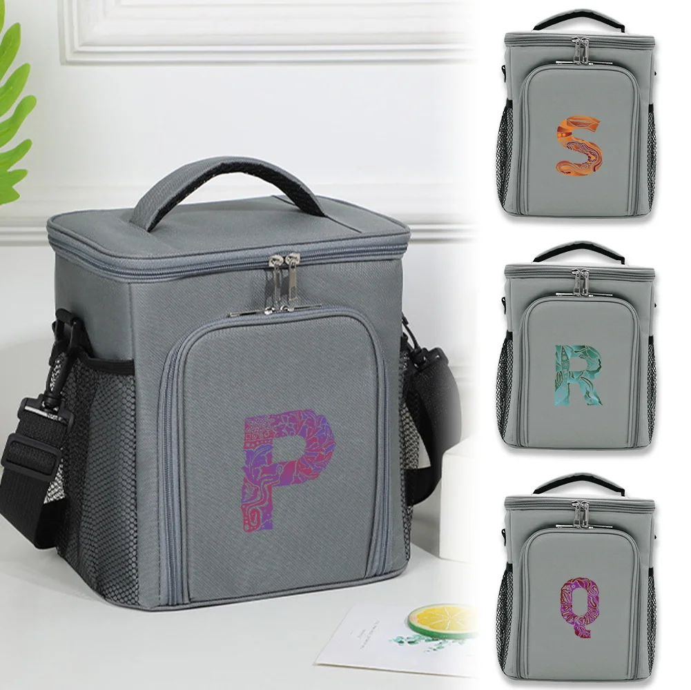 

Cooler Insulated Case Thermal Bags Lunch Bag Food Storage Boxes Outdoor Camping and Picnic Organizer Box Engrave Image Series