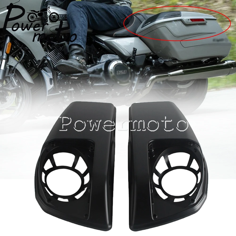 

Motorcycle Touring Saddlebags Lid Covers Shield Protector For Harley Touring Street Road Glide CVO FLTRXSE FLHXSE ST FLTRXSTSE
